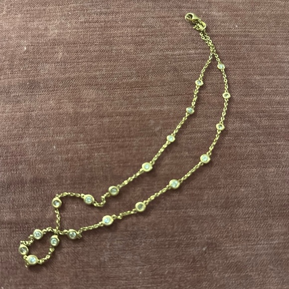 Jewelry - 14k Diamond necklace with Many Diamond’s